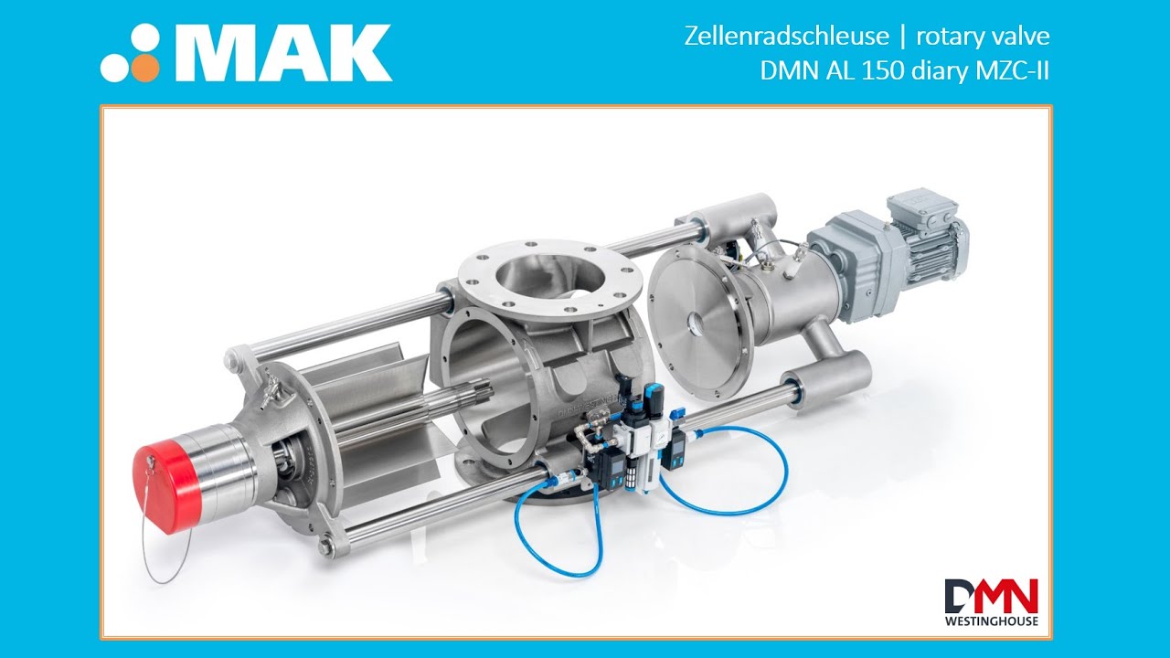 MAK | Reinigung und Inspektion AL 150 diary MZC II Zellenradschleuse von DMN Westinghouse©