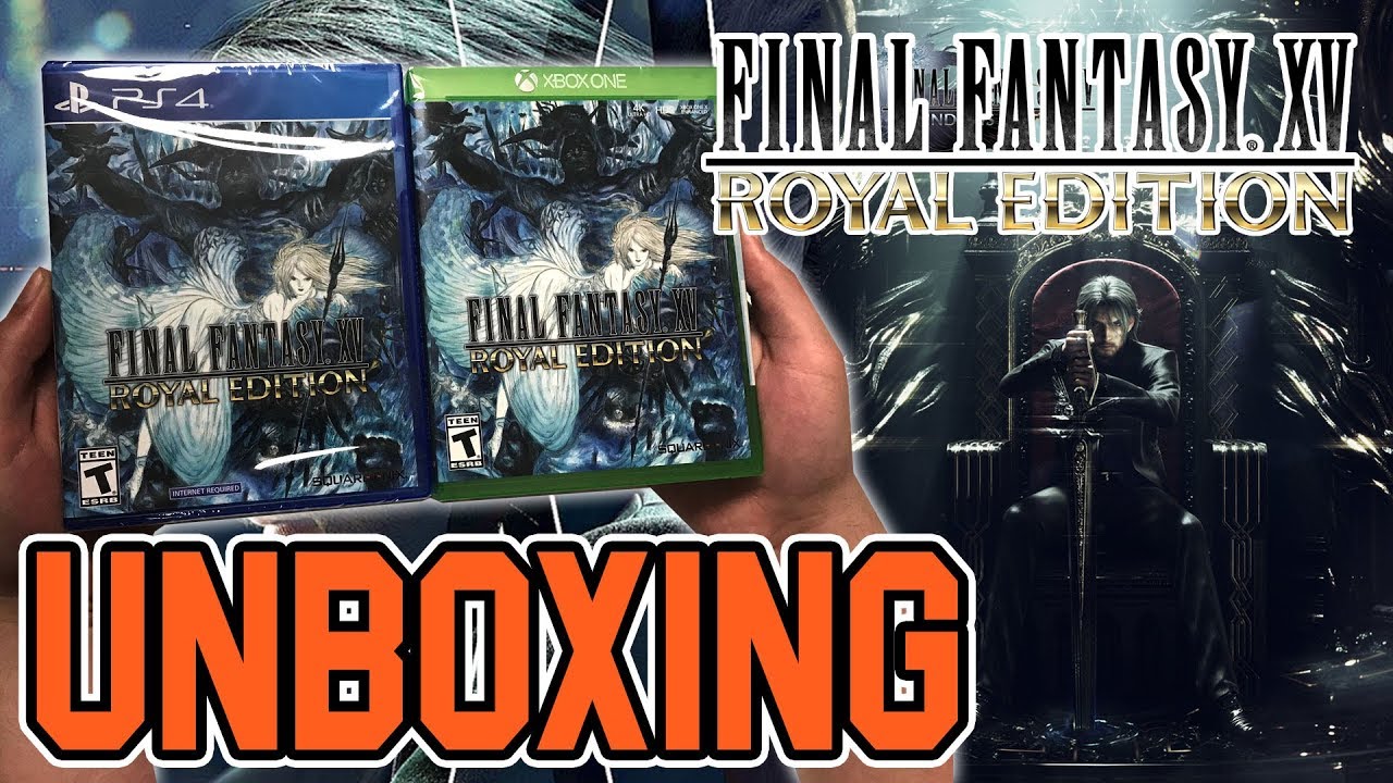 Final Fantasy XV(15) Royal Edition (PS4/Xbox One) Unboxing !!