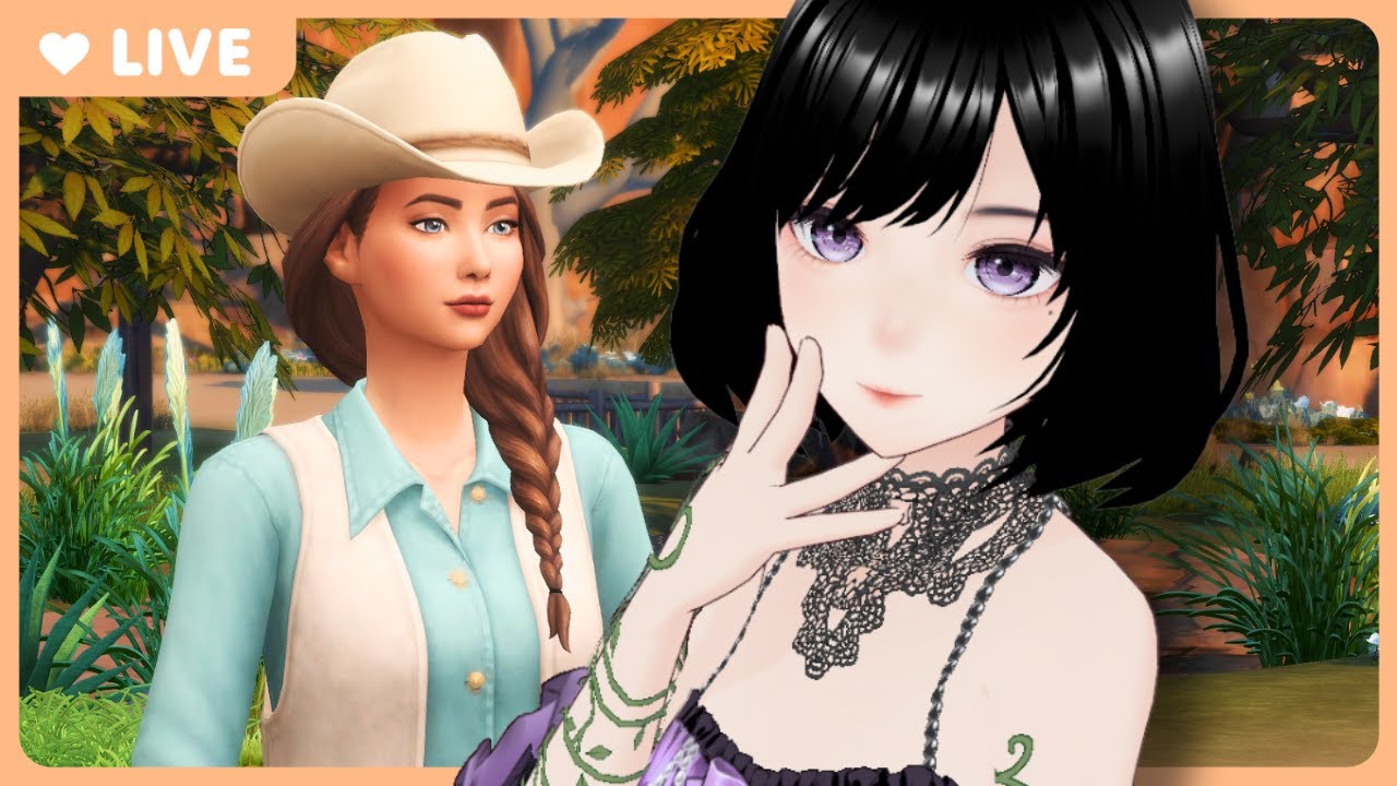 【The Sims 4】I WANNA BE A COWGIRL BABY 🤠🐎