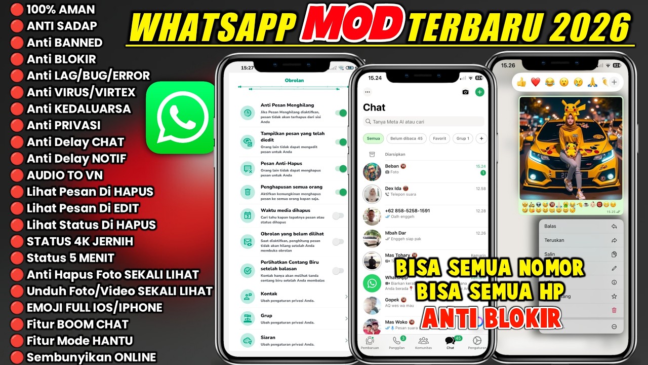 Wa Mod Terbaru 2026 | Whatsapp Mod Terbaru 2026 | Wa Gb Terbaru 2026 | Wa Gb