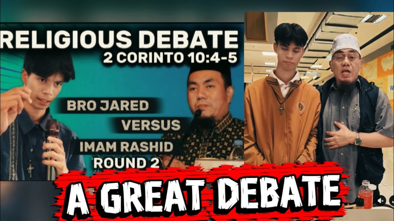 JARED ALMAZORA HINARAP ANG PUNO NG ISLAMIC DEBATER SA PINAS NA SI KA RASHID MUSTWATCH!