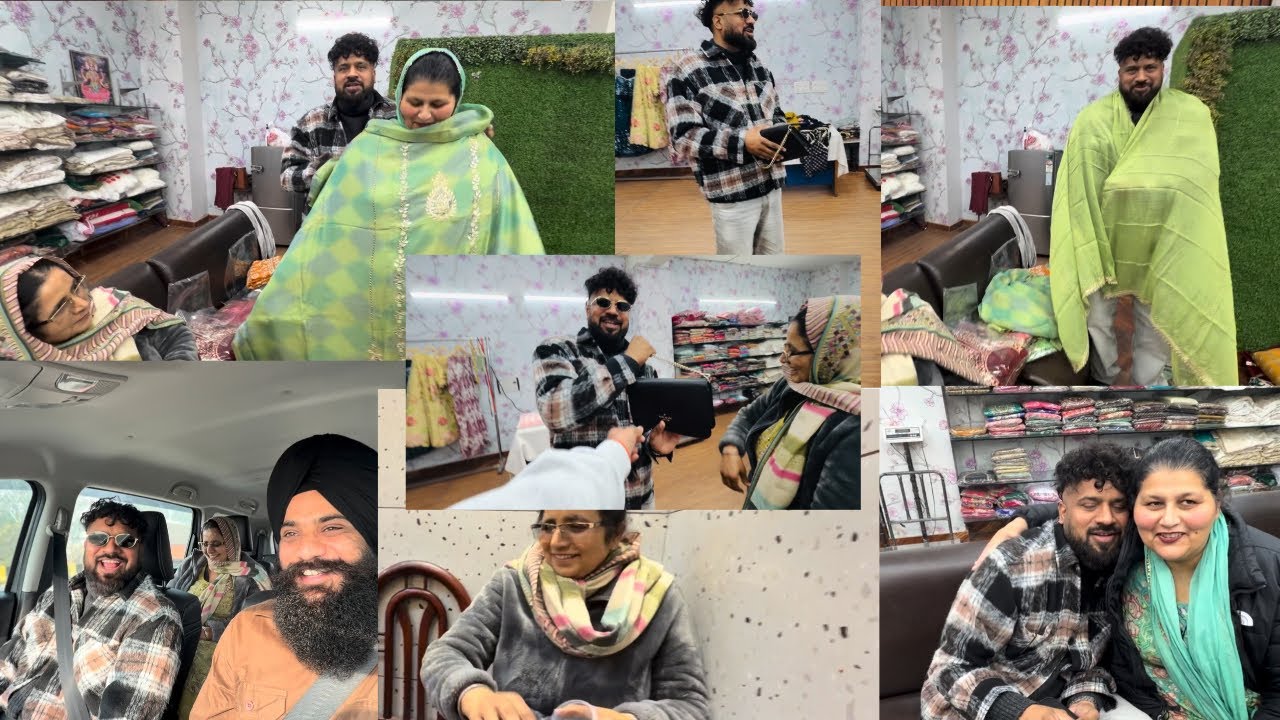 ਅਮਰੀਕਾ ਵਾਲੀ ਮਾਸੀ ਨਾਲ ਕੀਤੀ ਸੂਟਾਂ ਦੀ ਸ਼ੋਪਿੰਗ / amrica wali massi nal kiti shopping 