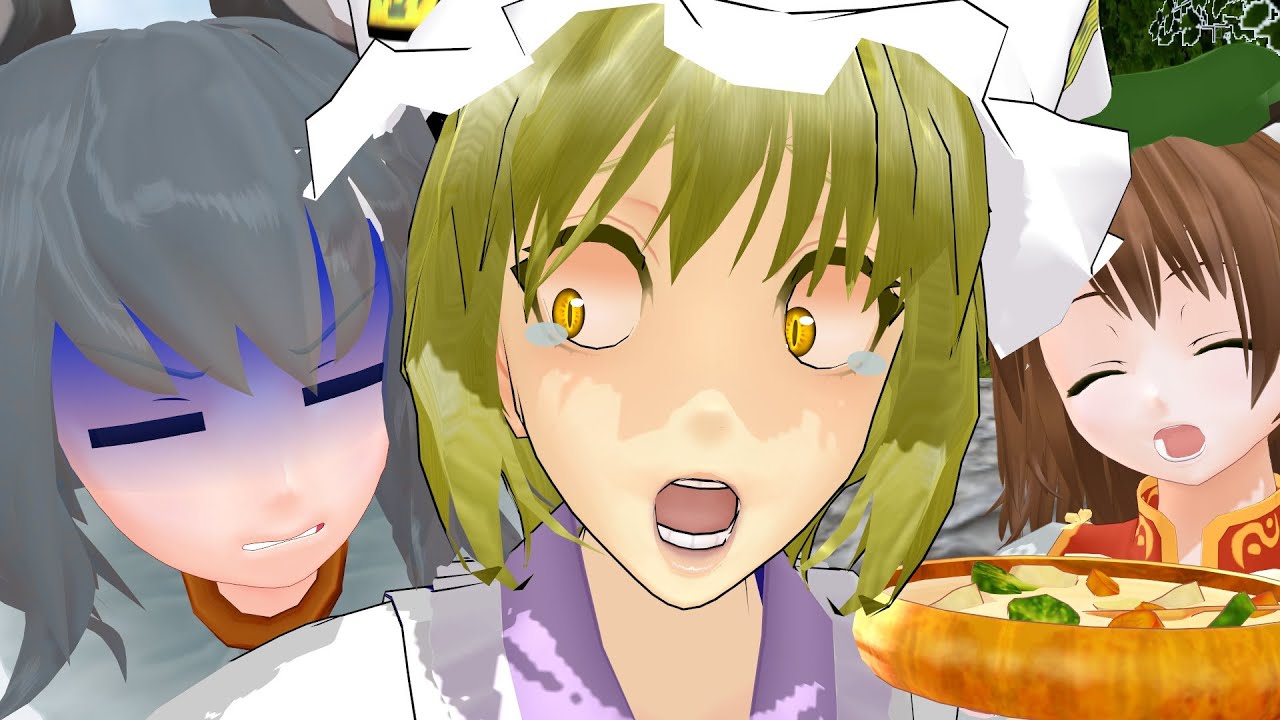 【東方MMD】橙、料理に目覚める！【ＭＭＤ紙芝居】【ナズーリン】【八雲藍】【橙】東方mmd
