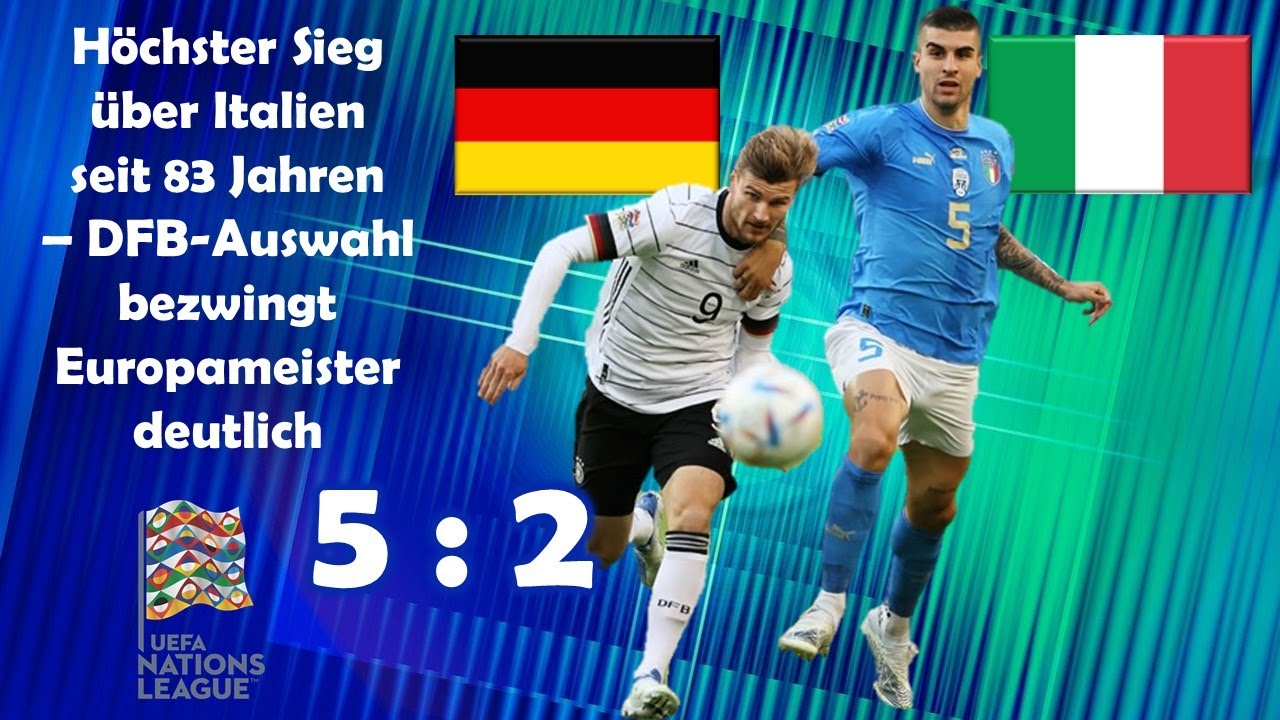 2022-06-14 Deutschland - Italien 5:2 (UEFA Nations League) komplette Radio-Übertragung