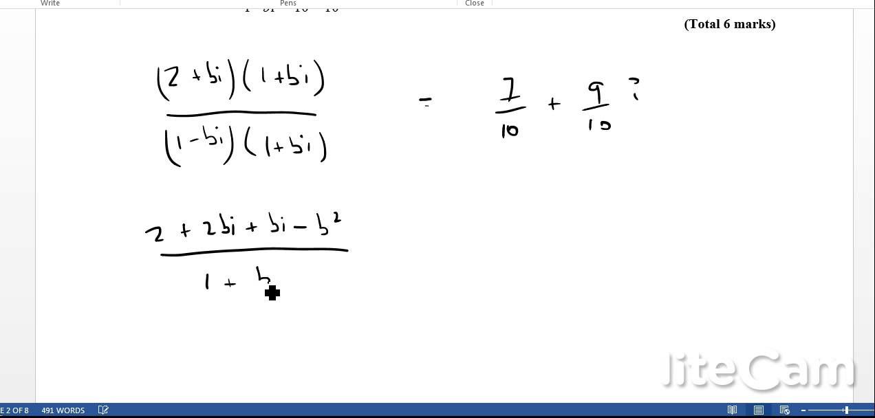 Вопросы к экзамену IB Maths HL - Комплексные числа - Комплексные дроби и рационализация знаменателя