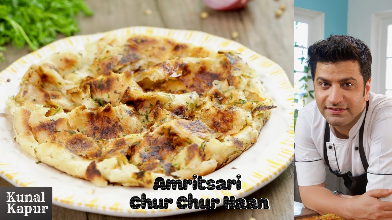 Amritsari Chur Chur Naan अमृत्सरी चूर चूर नान कुलचा | Kunal Kapur Kulcha Recipes | Dhaba Style ढाबा