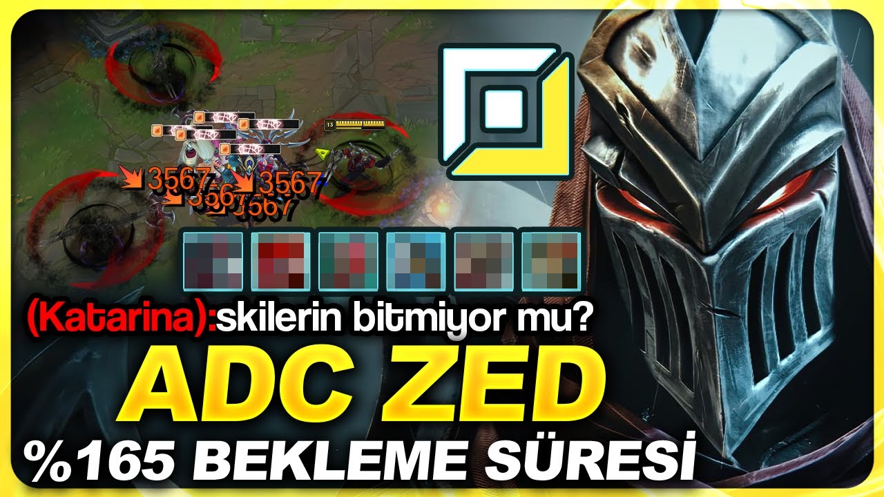 %165 FULL BEKLEME SÜRESİ ADC ZED !! PENTA ATIYORDUM ÇALDILAR !! | Ogün Demirci