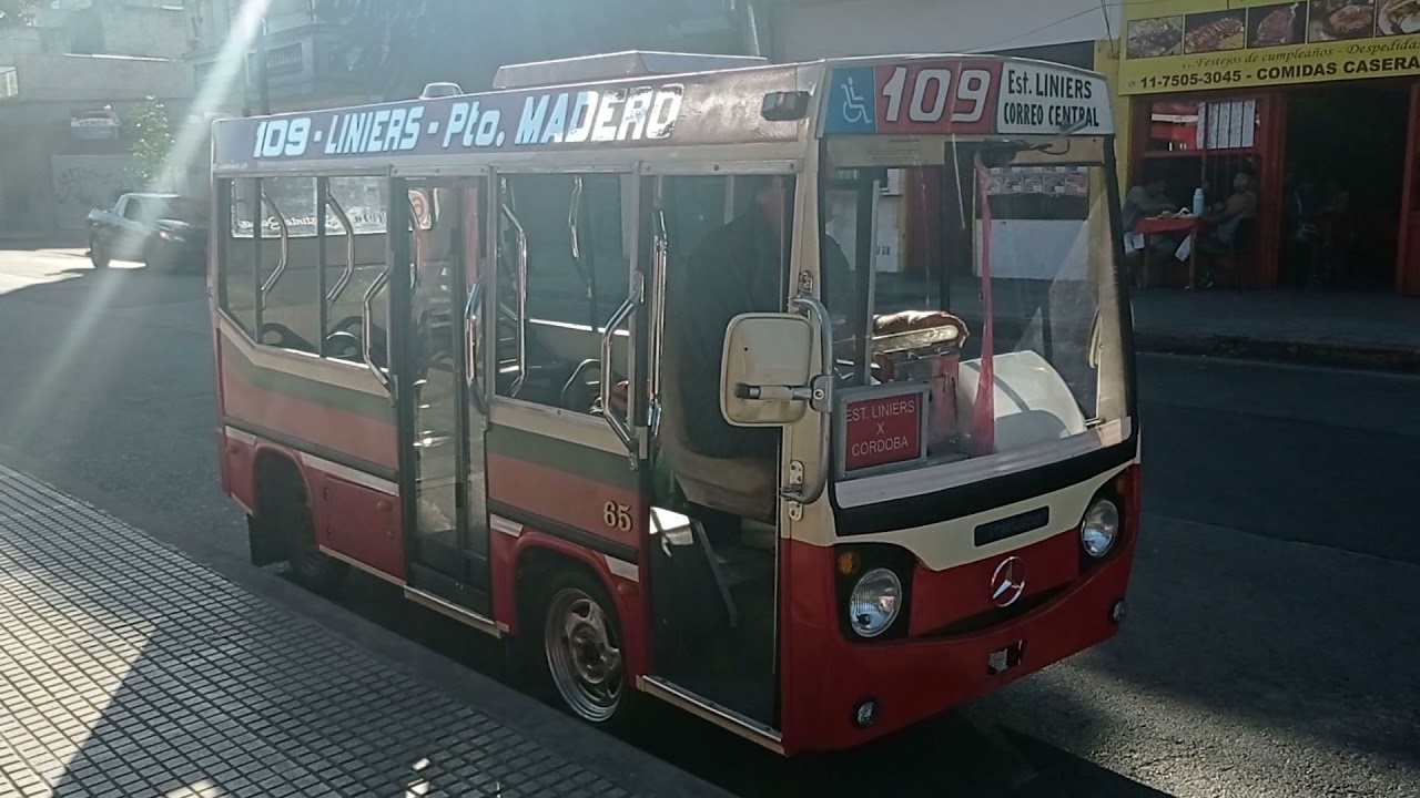 Nuevo interno 65, saliendo a...