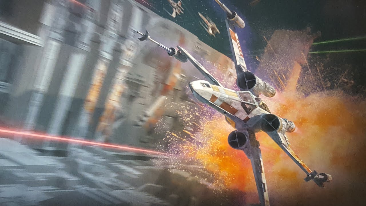 Death Star Attack set 1/144 par bandai (Star Wars)