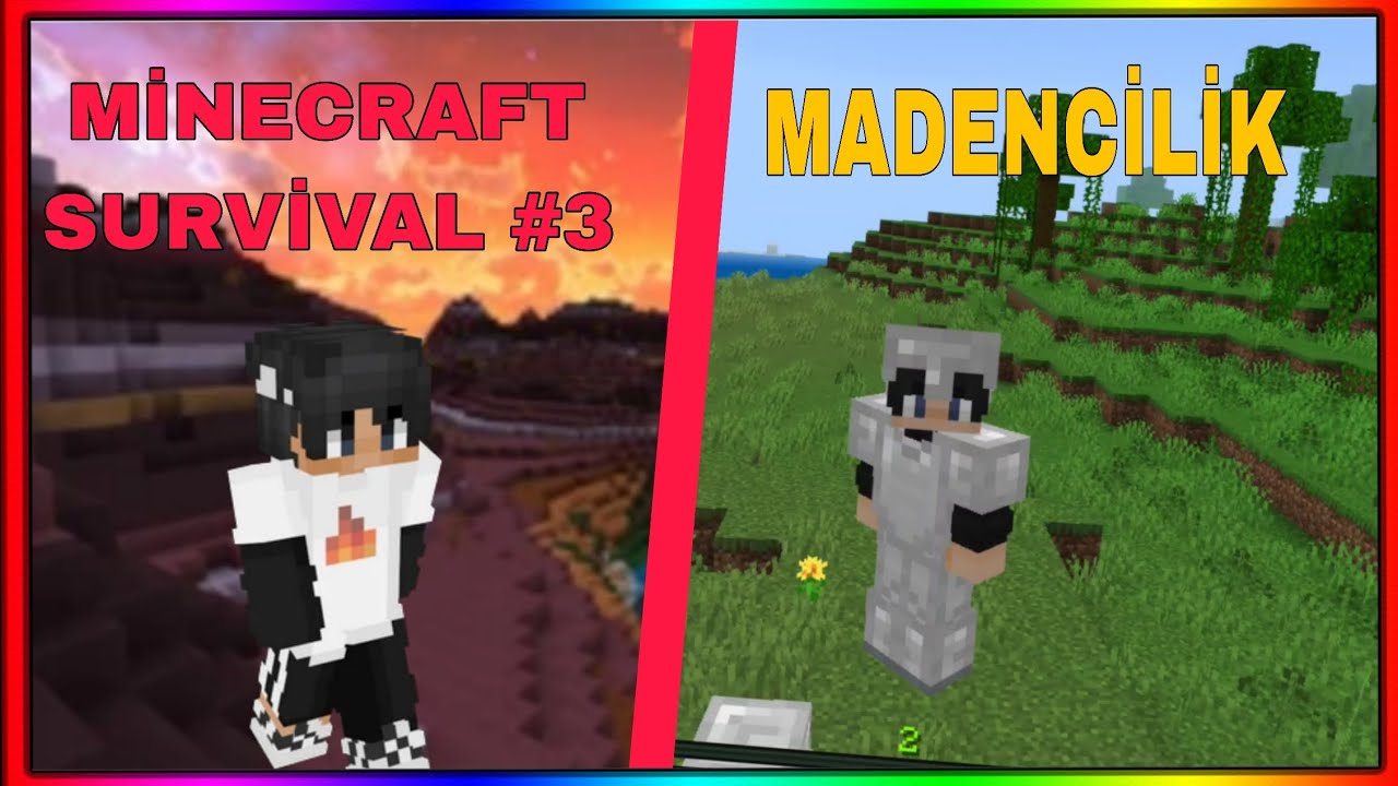 MADENCİLİK MİNECRAFT SURVİVAL #3