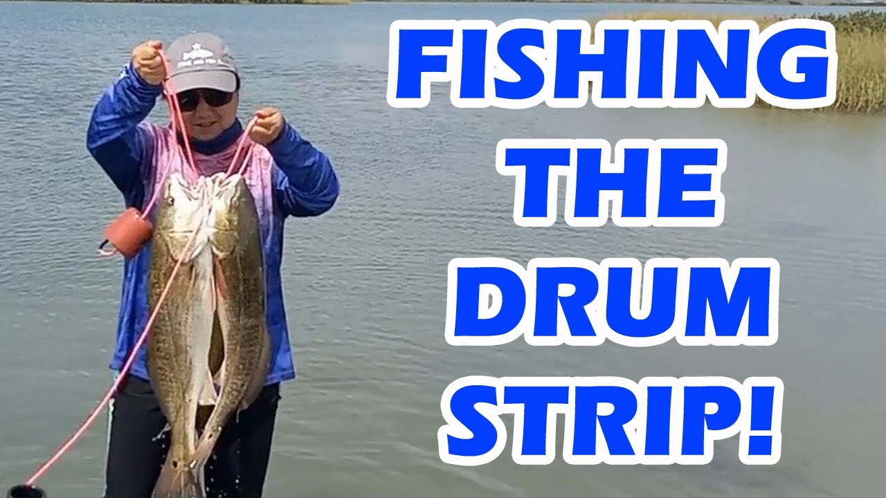 Fishing The Drum Strip In Aransas Pass, Texas. #fishing #redfish #drum