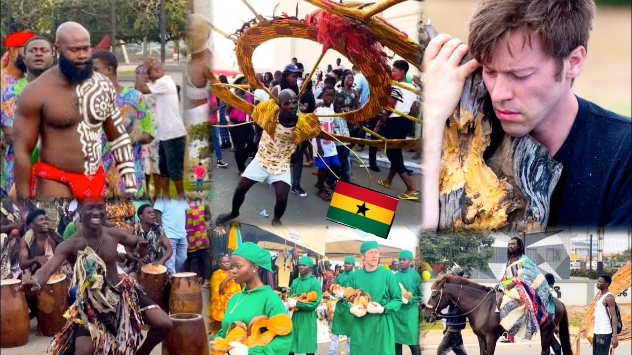Diasporans Join Ghana🇬🇭 to Celebrate the Biggest Street Art Festival in Africa🇬🇭 CHALEWOTE Festival