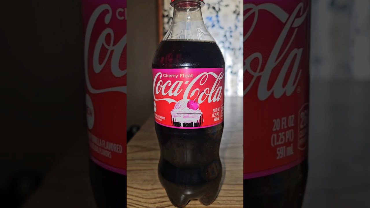 Давайте попробуем новый вкус Coca-Cola &mdash; вишневый коктейль с мороженым! #шорты