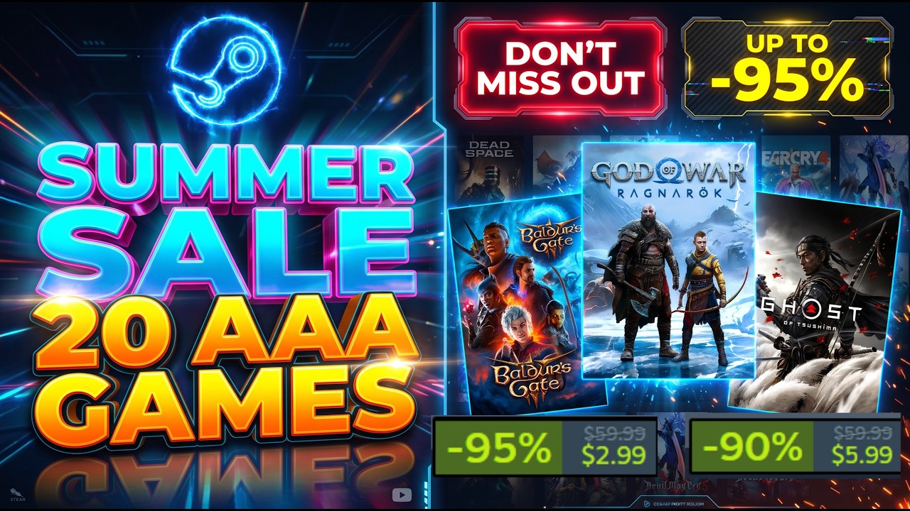 Letnia wyprzedaż na Steamie: 20 gier AAA, kt&oacute;re MUSISZ kupić! Część 1