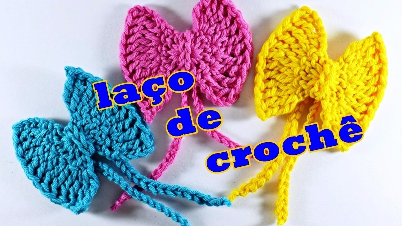 LA&Ccedil;O DE CROCH&Ecirc; PARA APLICA&Ccedil;&Atilde;O