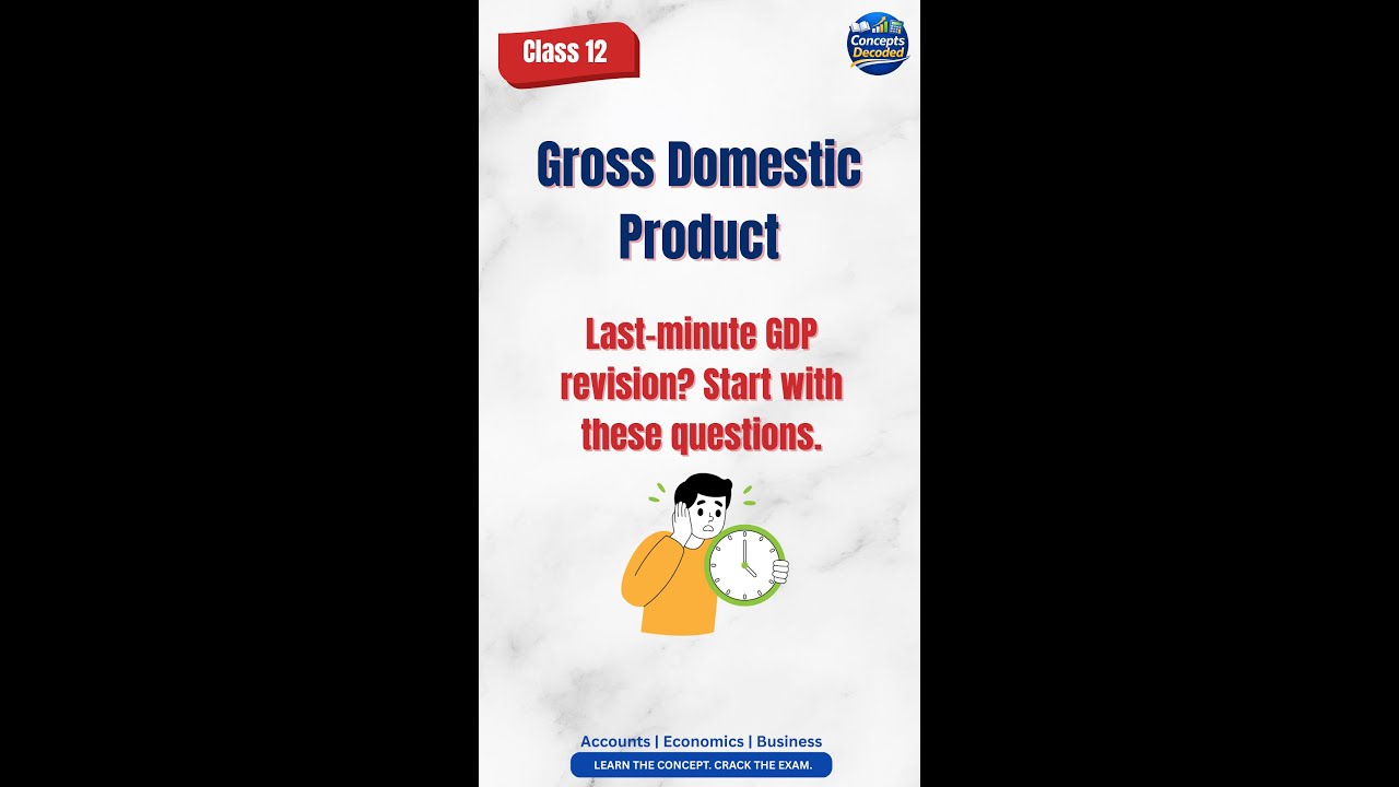 GDP Practice Quiz 🔥 Class 12 Economics | Board & CUET Questions