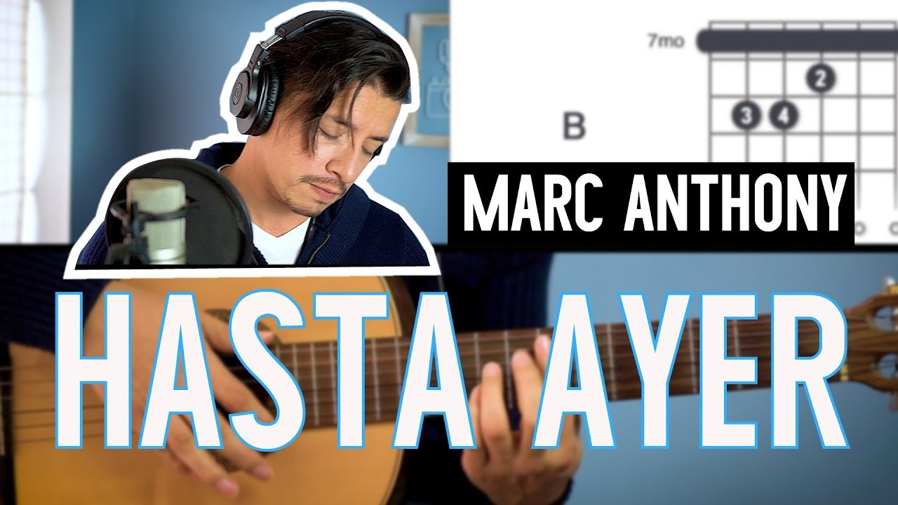 Hasta Ayer Marc Anthony - Guitarra [Mauro Martinez]