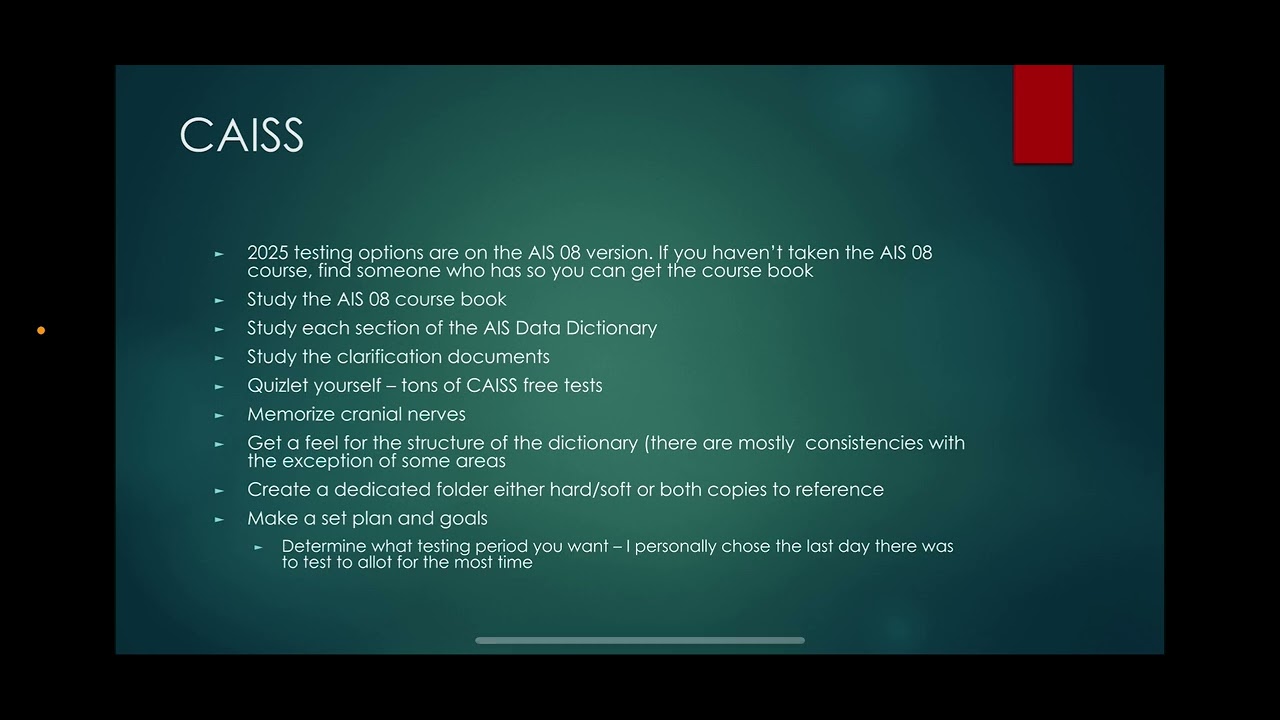 Study Strategies - CSTR & CAISS #trauma #registry #CSTR #CAISS #traumaregistry #registrar #fyp