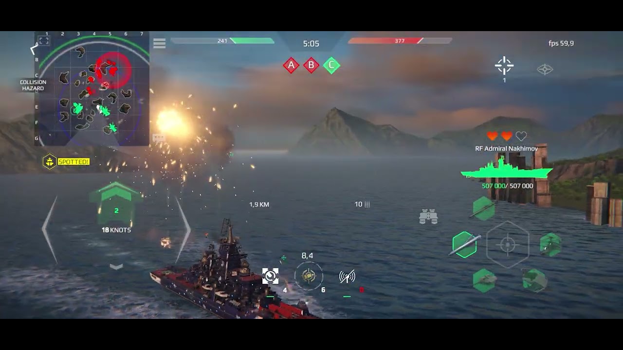 domination on modern warships 
