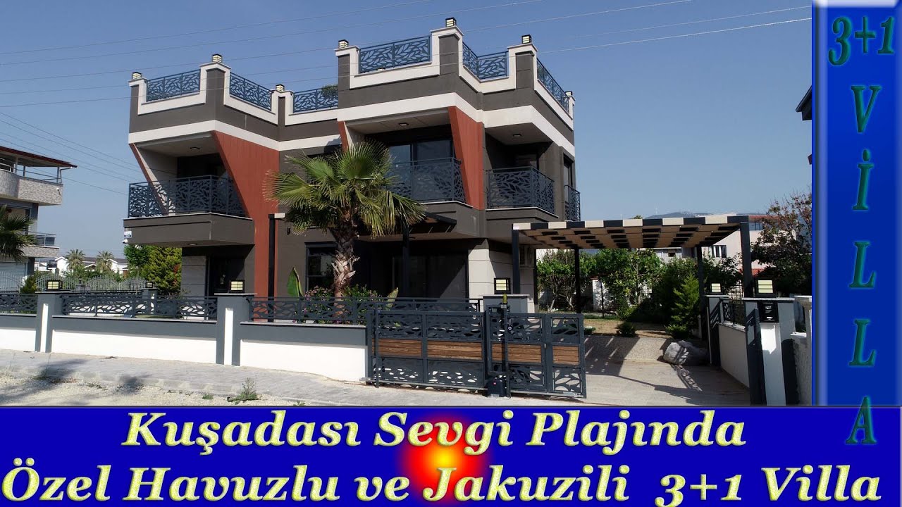 Kuşadası Sevgi Plajında 3+1 Müstakil Havuzlu Villa (SATILDI)