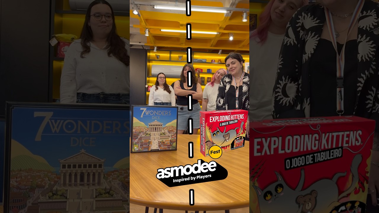 Olha só os títulos que vocês vão ter a chance de jogar na Spoiler Fest! ✨#asmodeefest #spoilerfest