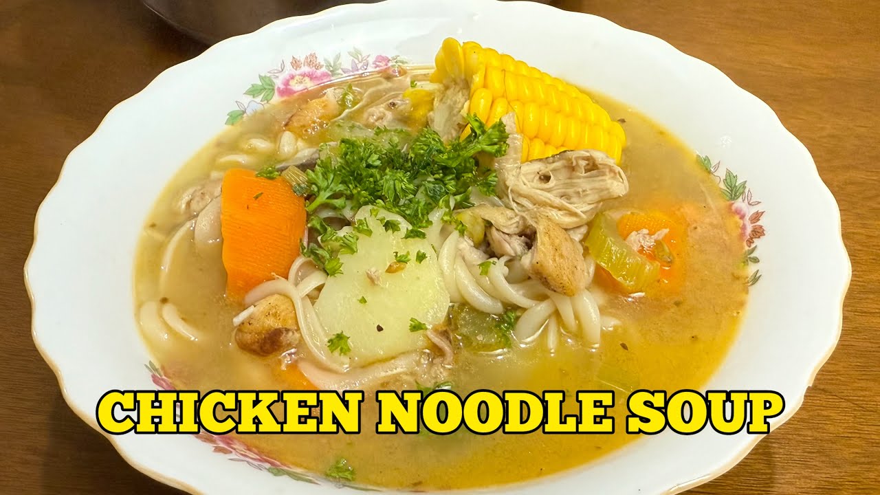 Cuban Style Chicken Noodle Soup | Kitchen Time with Anna