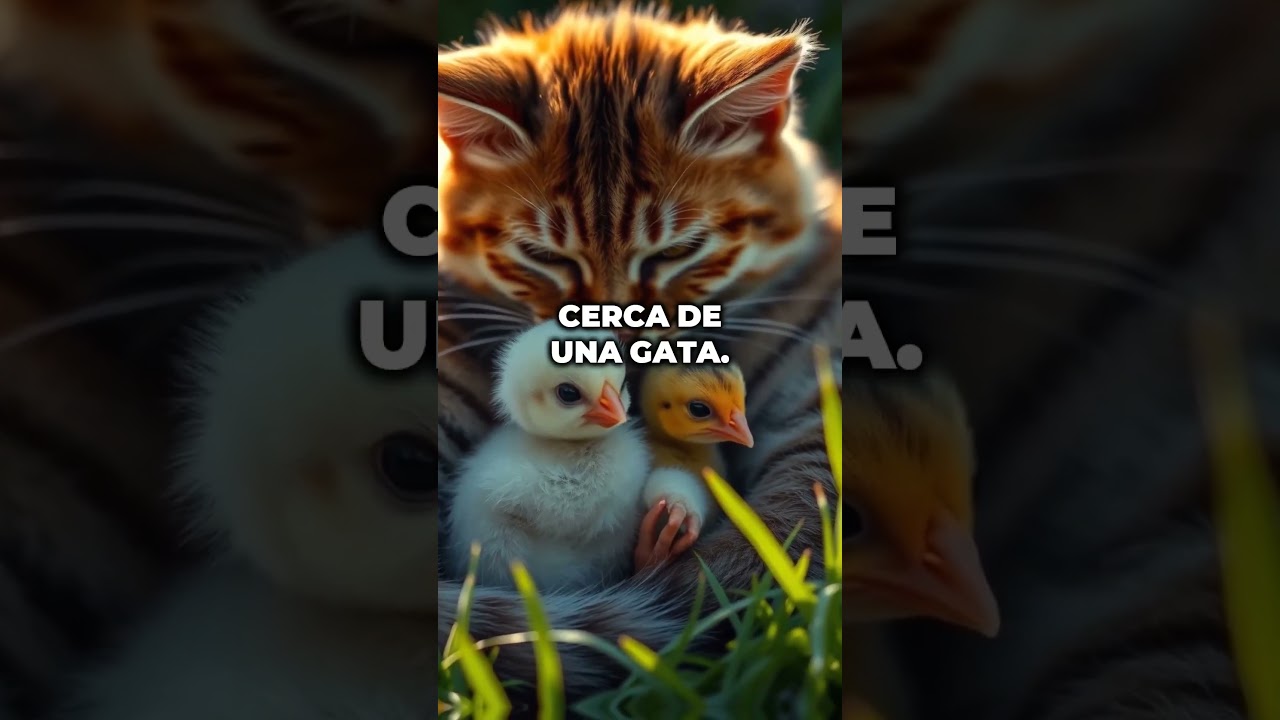 Amor Inesperado#AmorAnimal #HistoriasDeVida #Naturaleza #CuidadoAnimal #Instinto #gatos