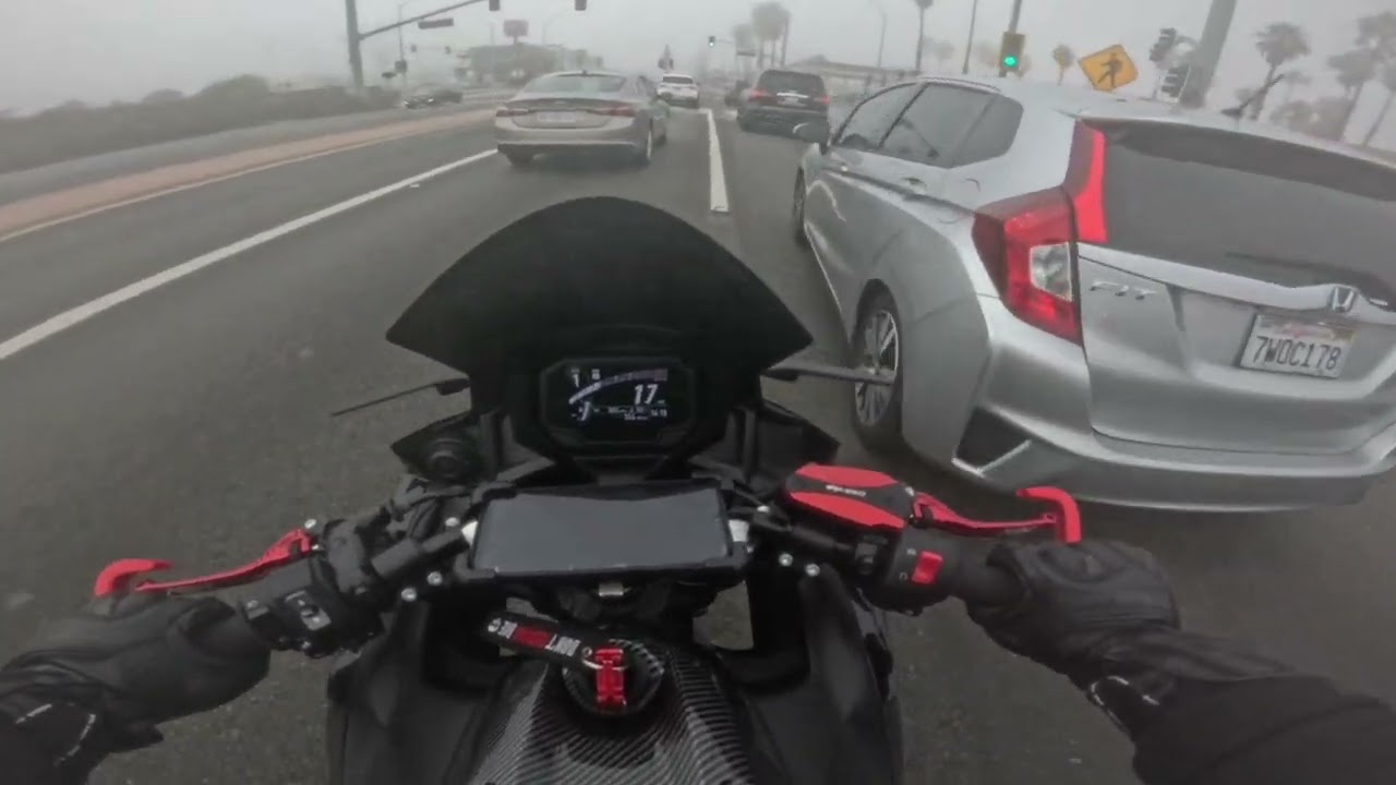 Riding Blind: Daytime Ride Through Thick Fog!