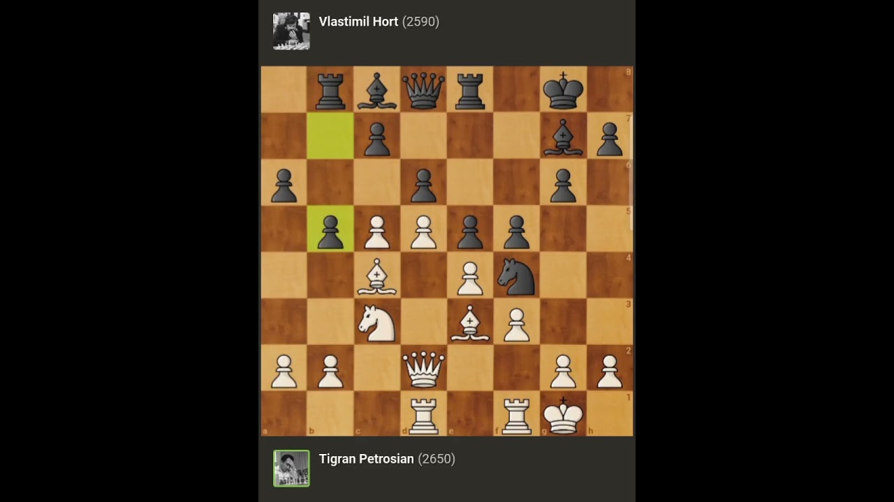 Tigran Petrosian vs Vlastimil Hort || Palma de Mallorca - Spain (1969)