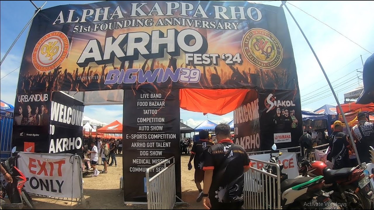 AKRHO CEBU 51ST ANNIVERSSARY , MOTORCADE @SRP CEBU CITY AUG 8 ,2024 ALPHA KAPPA RHO