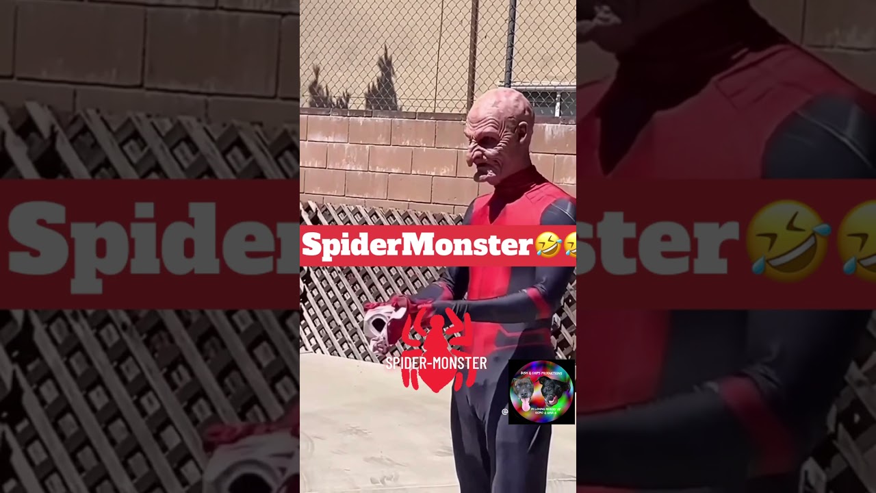 Spider-Monster turns up to kid&rsquo;s birthday party 🤣🤣🤣 #funny #spiderman #shorts #birthday #video