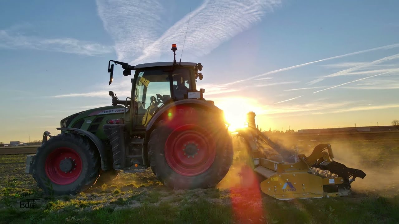 Harrowing | Fendt720 & Alpego DK TOP 600 | Agricola Cazzola