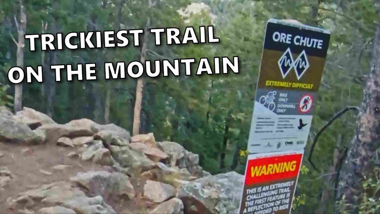 This Trail Tested The Limits - First Time Down ORE CHUTE