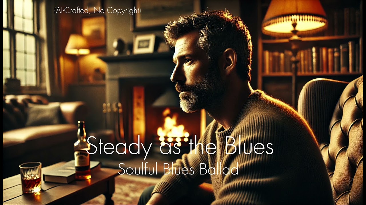 Steady as the Blues &ndash; Soulful Electric Ballad (AI-Crafted, No Copyright)