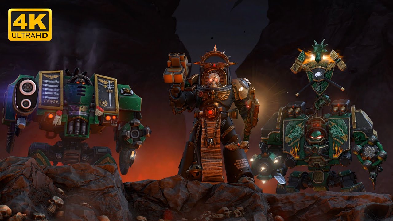 Space Marines - Direct Strike Mod - Gameplay Video - 4K Quality - Warhammer 40K Dawn Of War 3