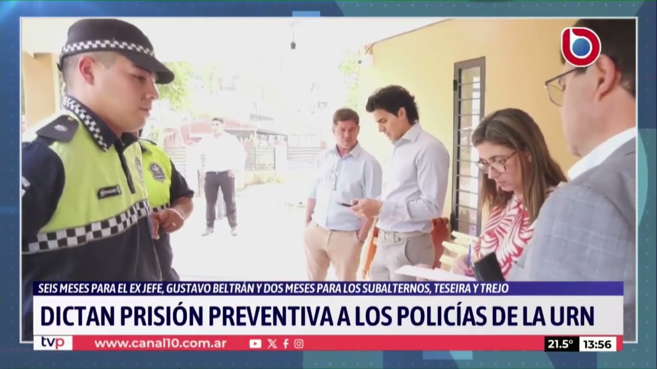 Presos en una obra privada: tres policías con prisión preventiva