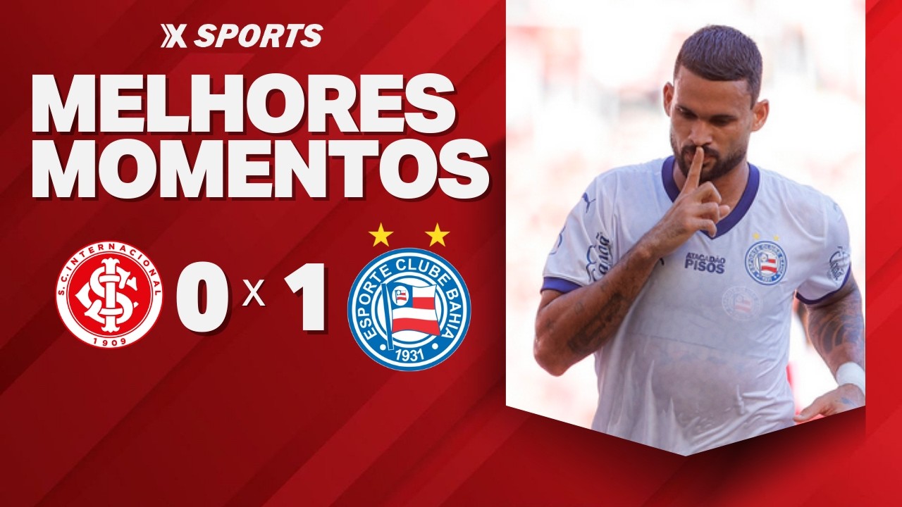INTER 0 X 1 BAHIA - MELHORES MOMENTOS - CAMPEONATO BRASILEIRO