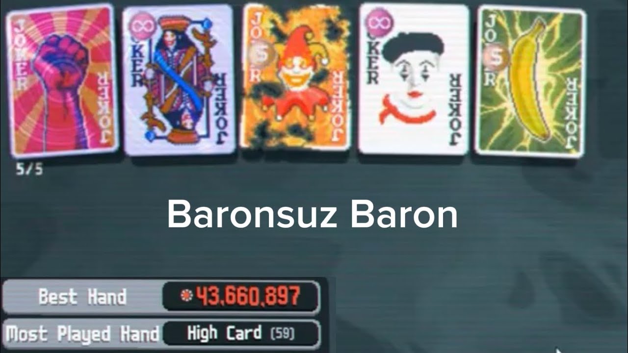 BARONSUZ BARON BUILDI (TÜRKÇE BALATRO)