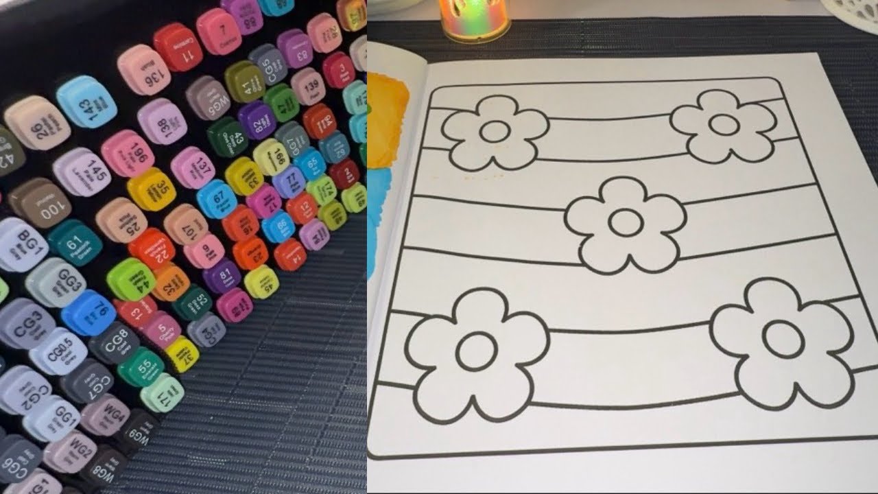 Oddly Satisfying Pattern Coloring 🌸 | Relax With Me