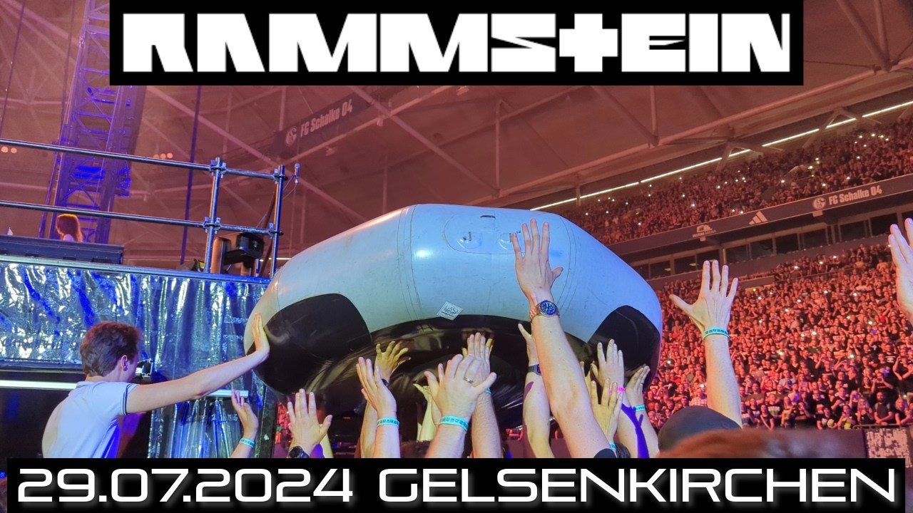 Rammstein - Engel with rare under the boat footage | live 29.07.2024 Gelsenkirchen - Veltins Arena
