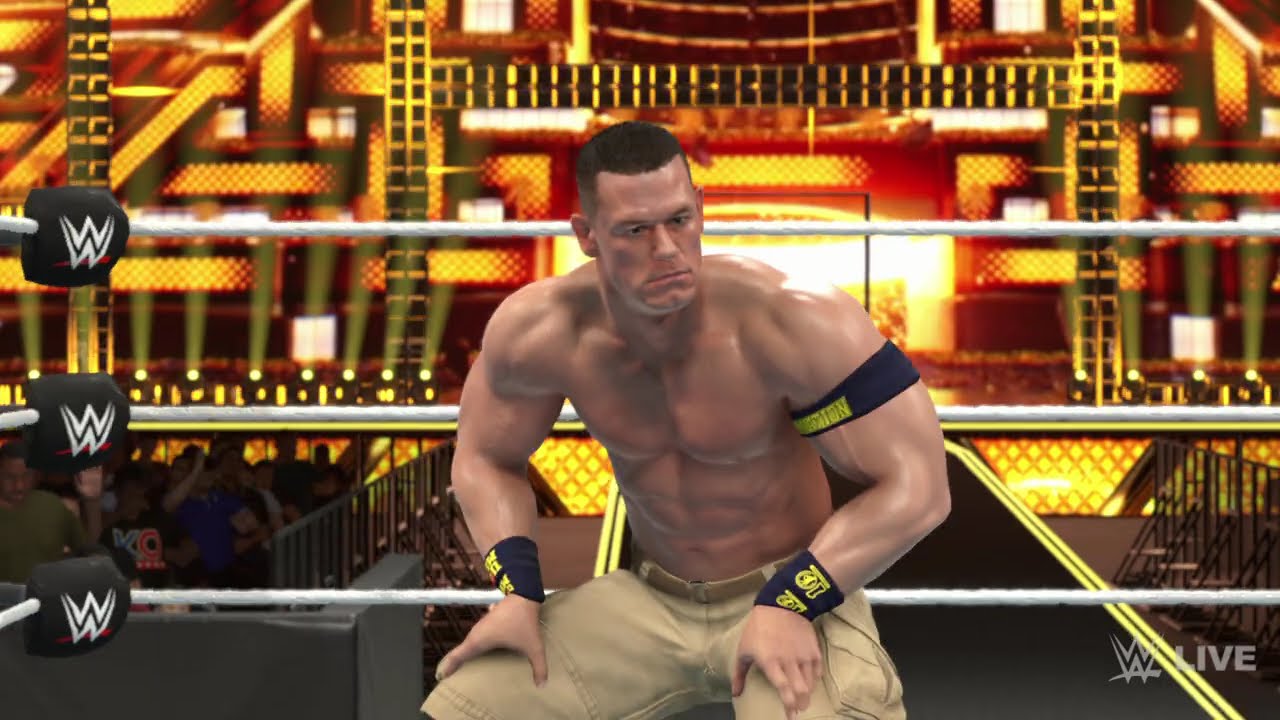 WWE 2K26 Рэнди Ортон против Джона Сины против Трипл Эйча – Матч за титул чемпиона WWE: WWE Night ...