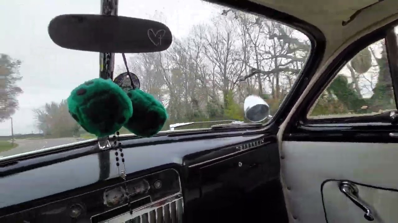 Driving 1950 Mercury 