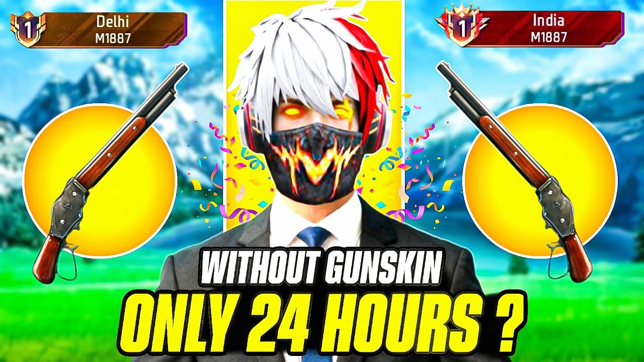 Pushing Top 1 Title in ( M1887 ) 🤯 Without Using GunSkin 💀 | In Only 24 HOURS 😳 | Ep-7