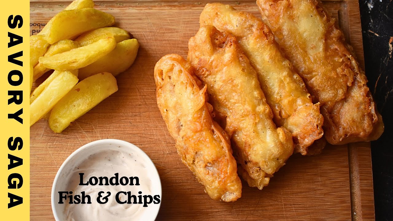 Make DELICIOUS London Fish and Chips in 30 Minutes WITHOUT Eggs