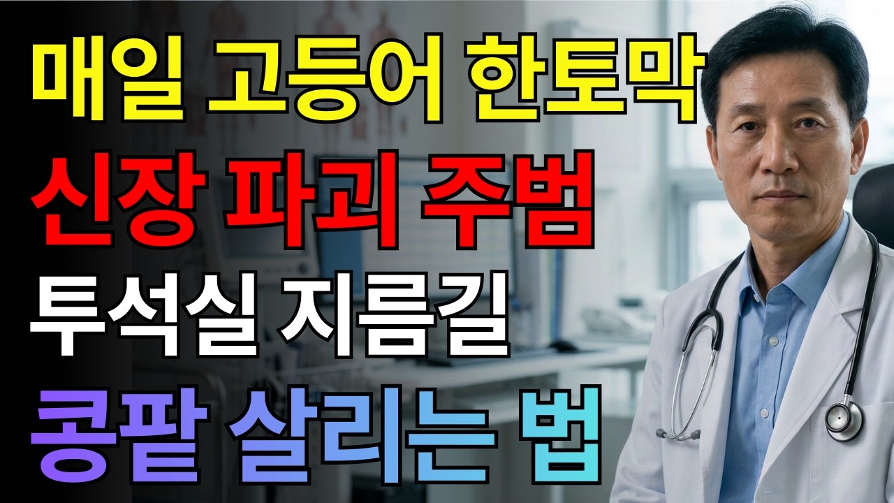 고등어 한 토막이 투석의 지름길? 70대 신장 수치 폭등시키는 ‘이것’의 정체 | 신장 건강 경고