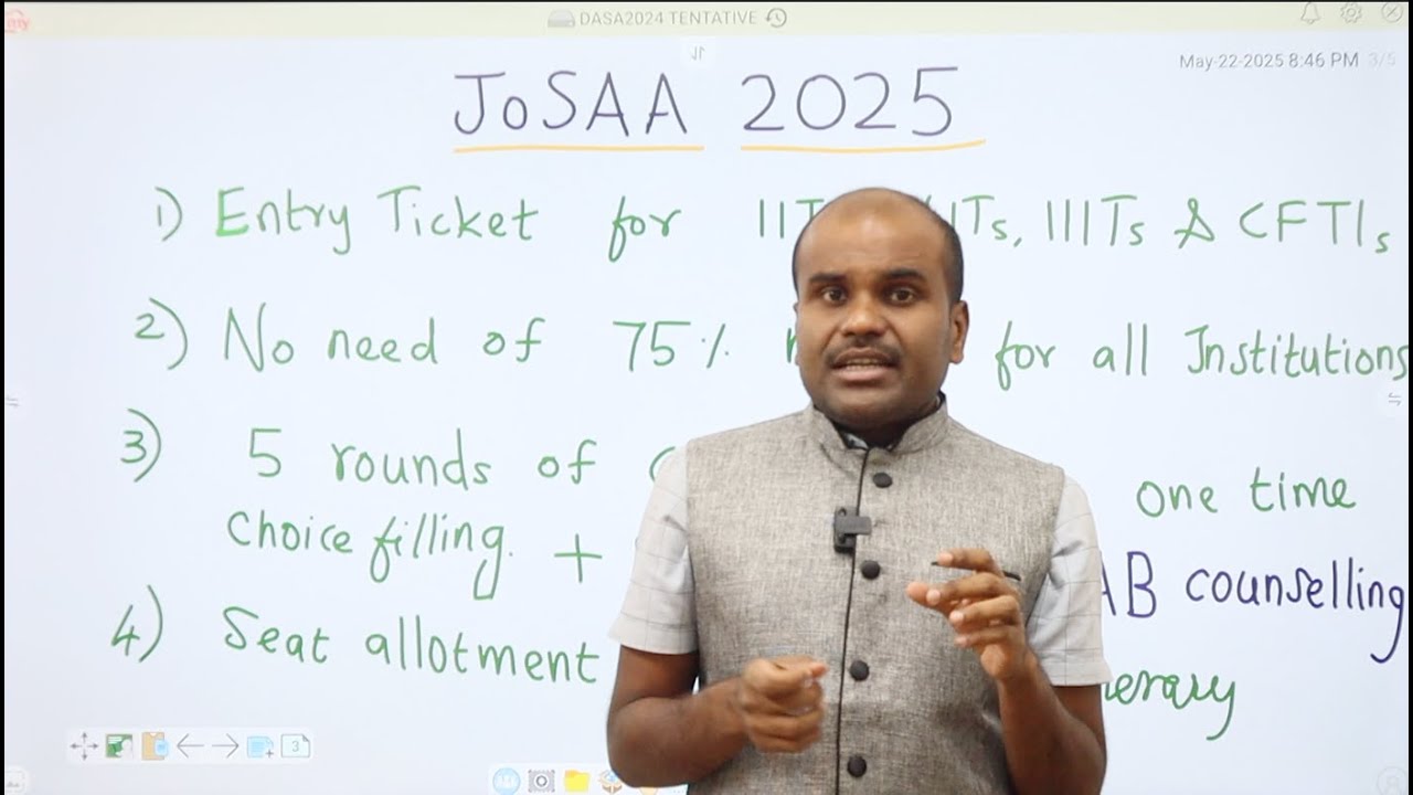 JoSAA 2025 ✅ | Everything about JoSAA Counselling | Detailed Explanation | Choice Filling Strategies