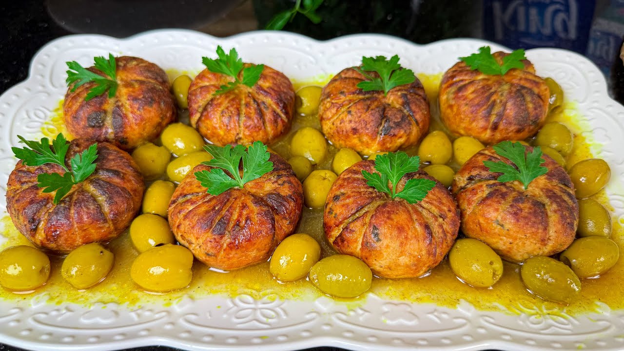 طبق رمضاني راقي شكلا وذوقا 🌙 باقل من نصف صدر دجاج حضري طبق بحجم عائلي بصوص بنييينة 