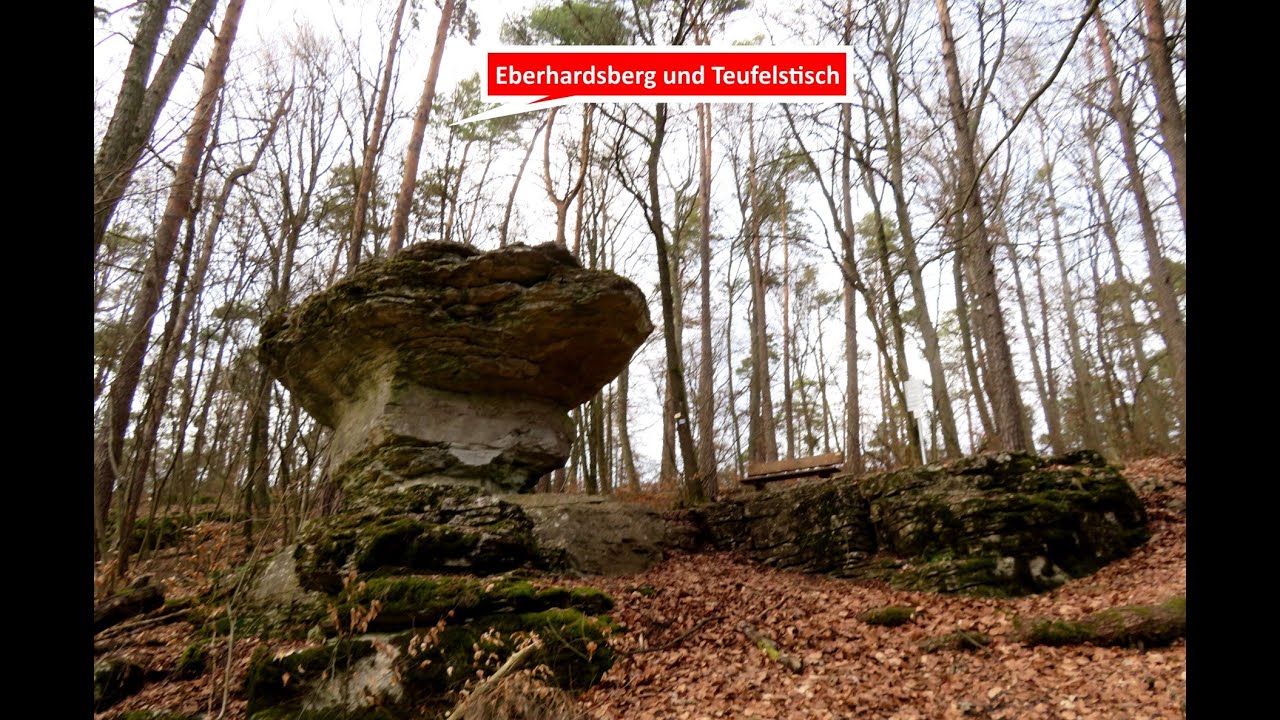 Wanderung bei Igensdorf mit Teufelstisch und Besteigung des Eberhardsbergs am 22.03.23