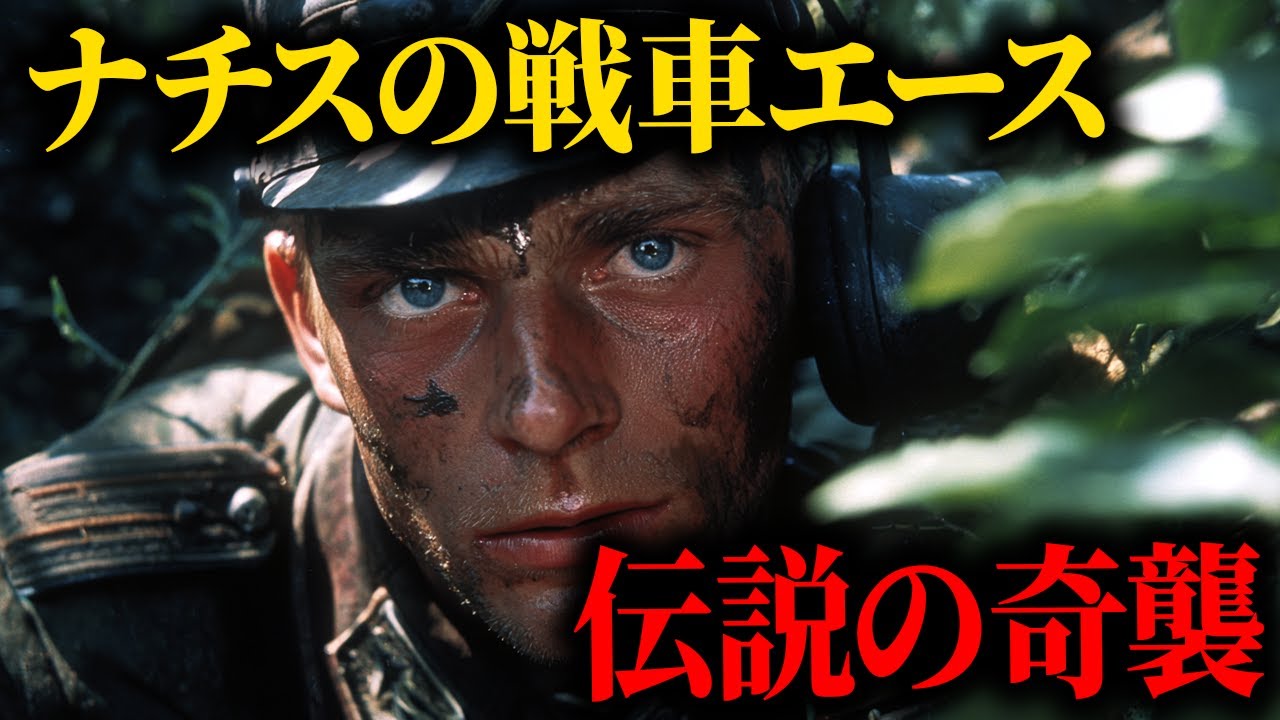 【１両 vs ２００両】「ヴィレル・ボカージュの猛虎」戦車エースミハエル・ヴィットマン ～たった一人で連合軍の進撃を止めた男～