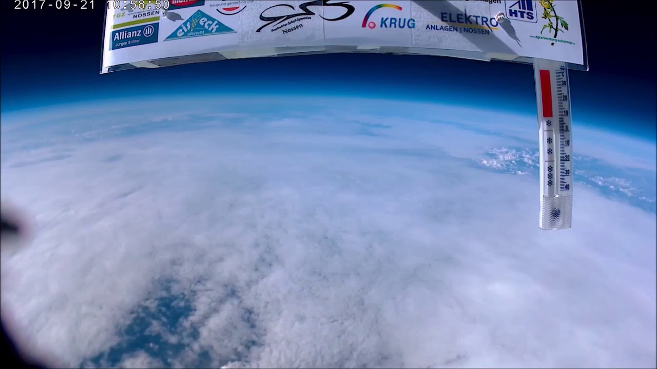 Projekt Stratosphärenballon - Gymnasium Nossen (gsg-tv)